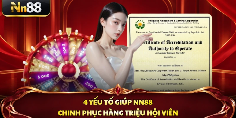4 yếu tố giúp NN88 chinh phục hàng triệu hội viên